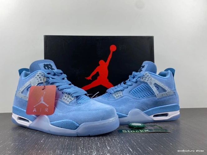 Cheap UNC Jordan Retro 4 HO12MNJDLS247 (PE) 0713